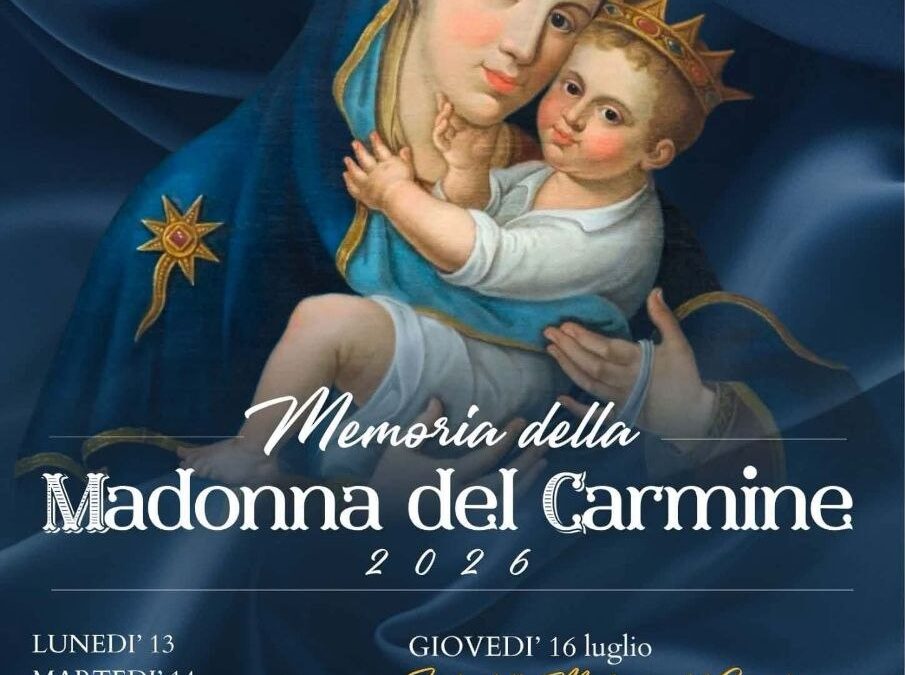 Belvedere – Memoria della Madonna del Carmine | Triduo e rito di imposizione dello scapolare
