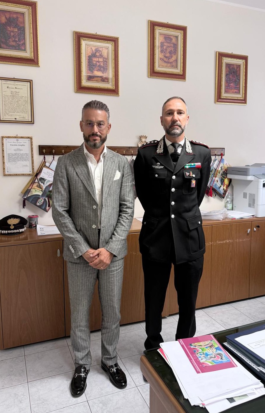 Incontro comandante CC