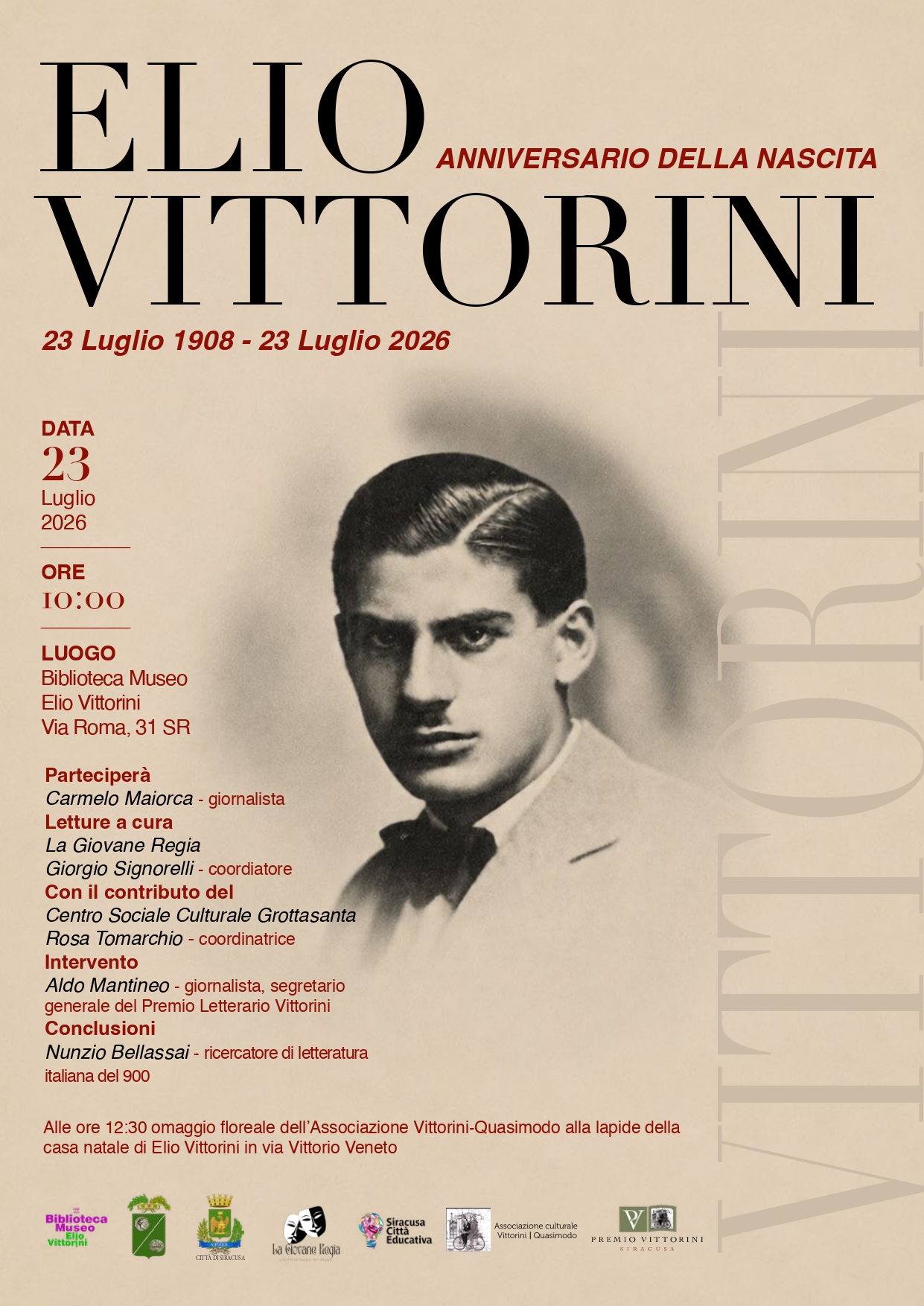 Locadina Elio Vittorini