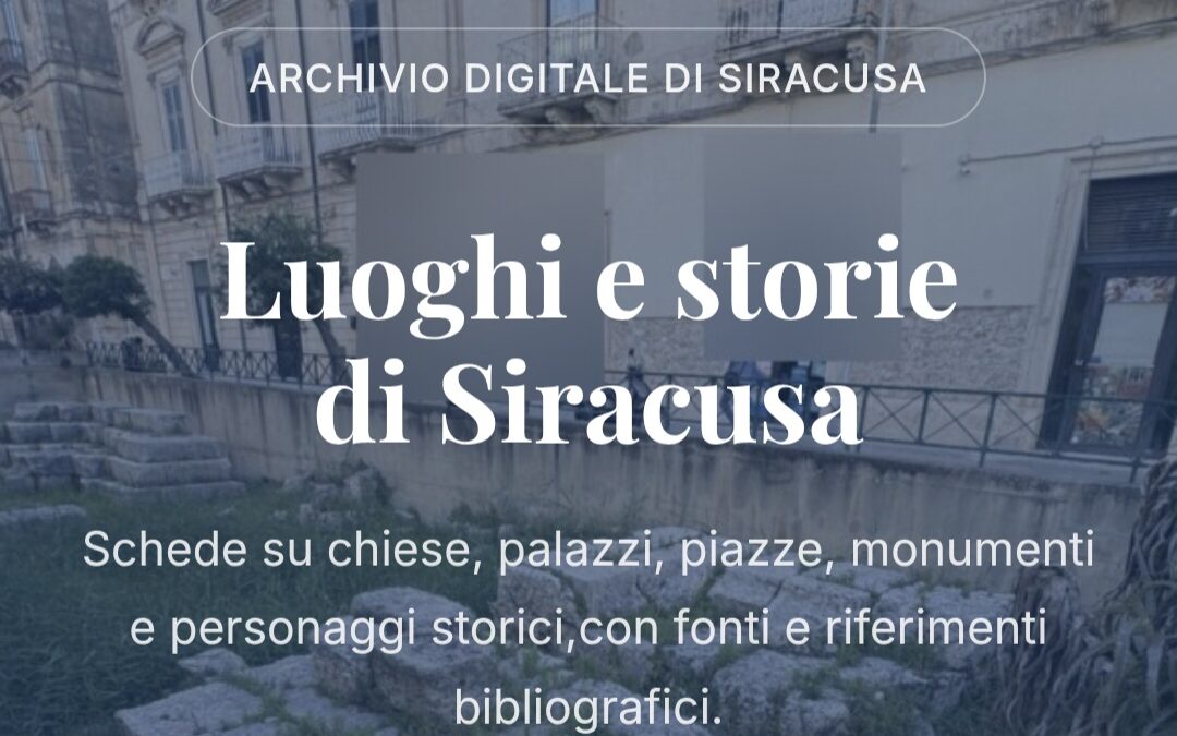 Aretusapedia compie sei mesi | Il Teatro Greco guida la classifica delle ricerche