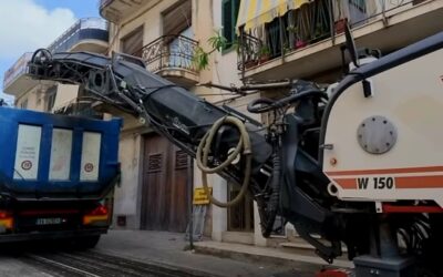 Noto | Lavori di bitumazione in via Roma