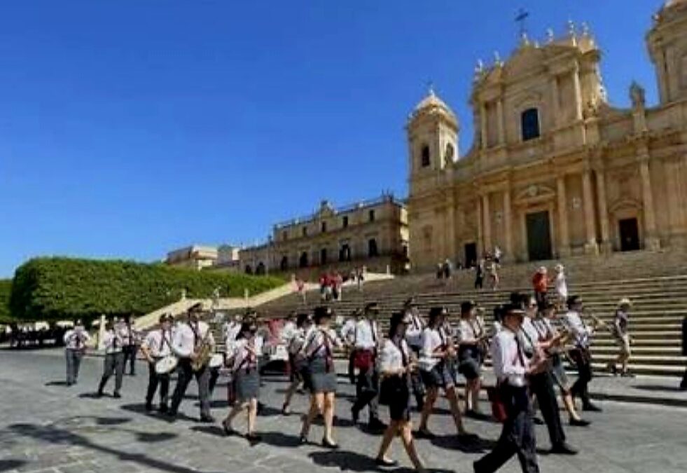 Quattro bande in concerto a Noto per il II Raduno Bandistico del Val di Noto