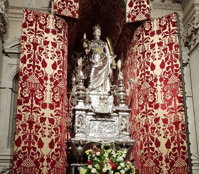 La Deputazione apre la nicchia di Santa Lucia: domenica 12 luglio esposizione straordinaria del simulacro