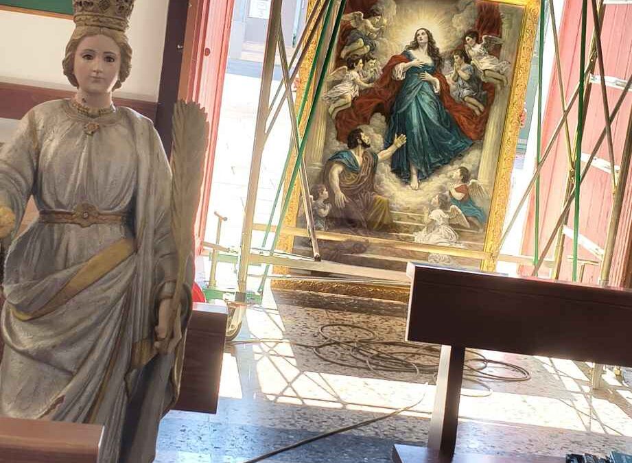 Svelata a Grottasanta la tela dell’Assunta: un dono di fede alla comunità