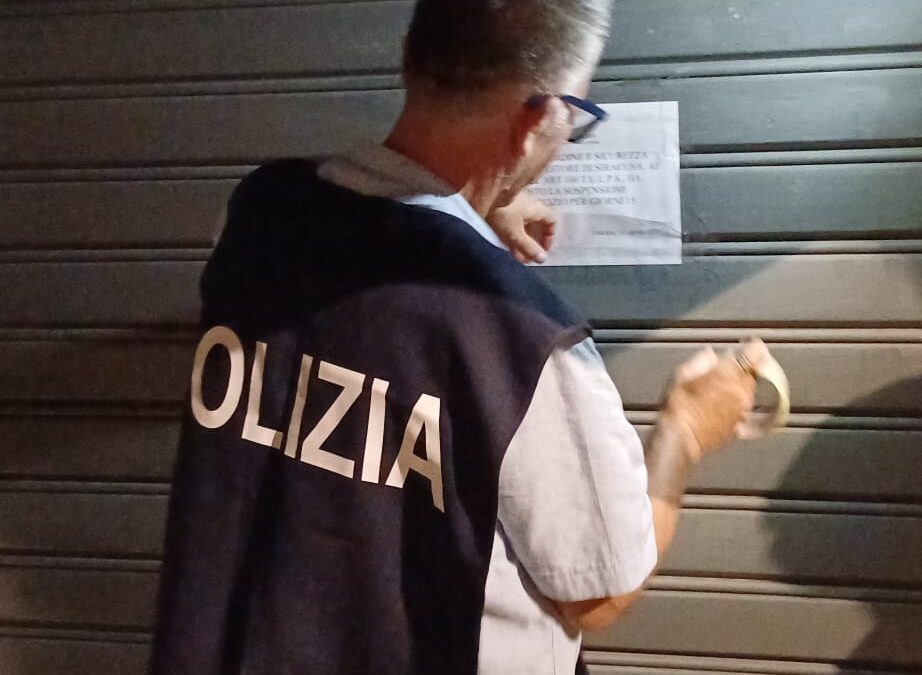 Siracusa, risse e schiamazzi in via Isonzo: il Questore dispone la chiusura del negozio per 15 giorni
