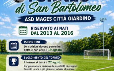 A Città Giardino il Torneo di San Bartolomeo: calcio e divertimento per grandi e piccoli