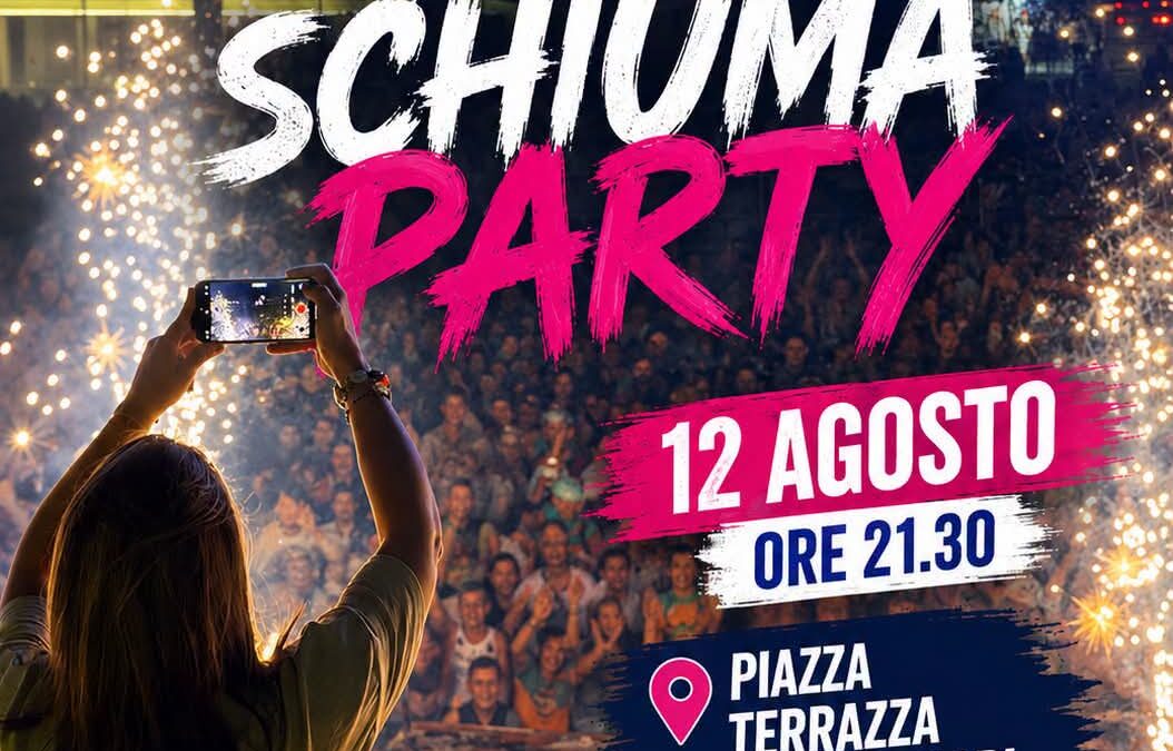 Per l’estate a Portopalo di Capo Passero il grande “Schiuma Party”