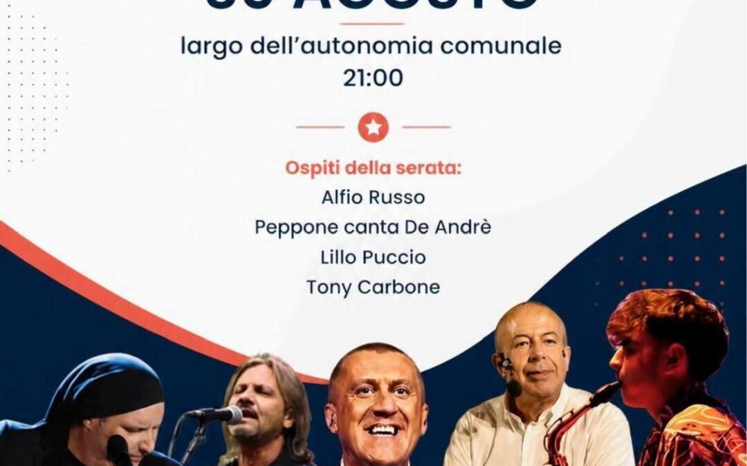 “Sicilia in Festa” a Priolo: Musica, Spettacolo e il Talento di Alfio Russo il 30 Agosto
