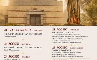 Festeggiamenti in onore di San Bartolomeo: il programma degli eventi a Città Giardino