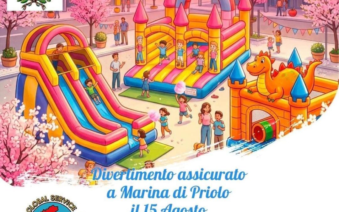 Ferragosto a Marina di Priolo: una giornata di divertimento tra gonfiabili acquatici e allegria