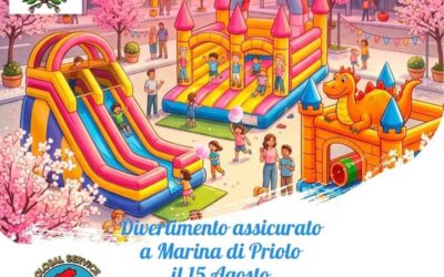 Ferragosto a Marina di Priolo: una giornata di divertimento tra gonfiabili acquatici e allegria