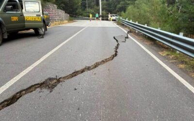 Scossa sull’Etna | Fratture sulla strada a Piano Provenzana