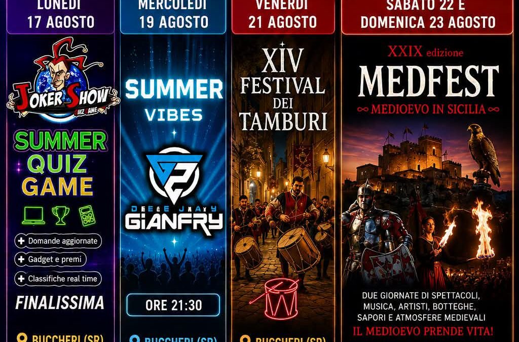 Verso il MedFest 2026: Buccheri si accende di eventi e spettacolo