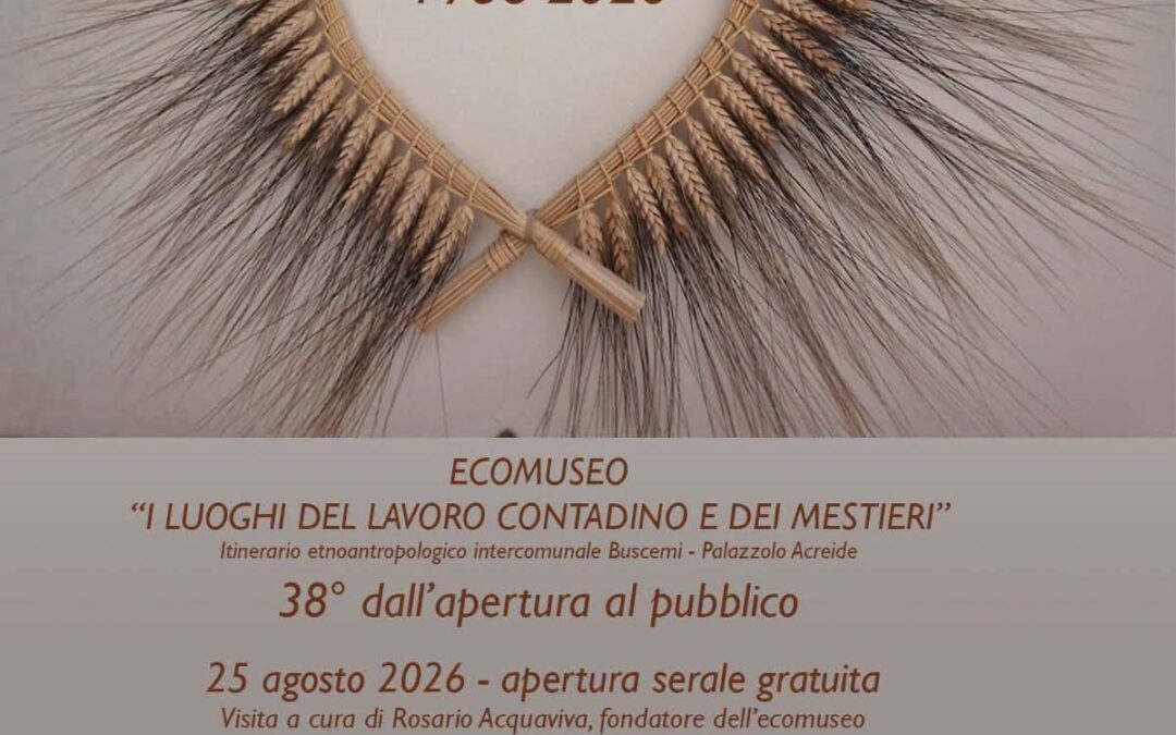 L’Ecomuseo “I Luoghi del Lavoro Contadino e dei Mestieri” festeggia 38 anni: aperture straordinarie e visite guidate gratuiti