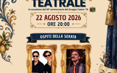 A Melilli serata finale per i 50 anni del Gruppo Teatro ’76: sul palco Matranga e Minafò