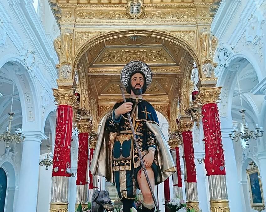 Scordia celebra l’Ottava di San Rocco: stasera la processione