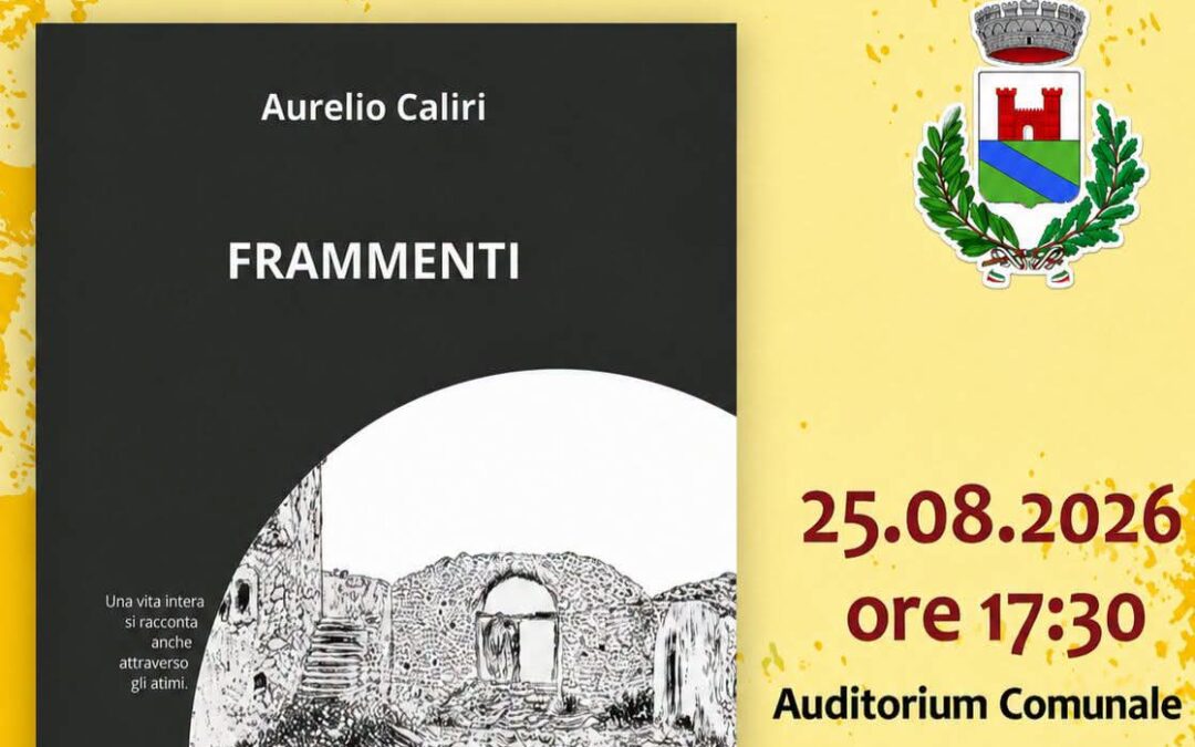 Presentazione del romanzo “Frammenti” di Aurelio Caliri a Buscemi