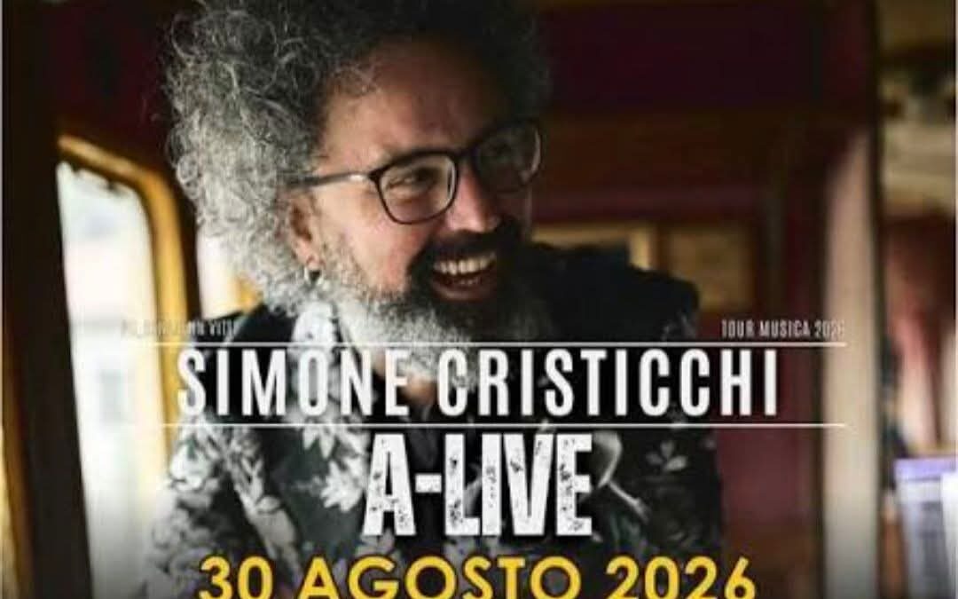Simone Cristicchi stasera in concerto a Città Giardino con il tour “A-LIVE”