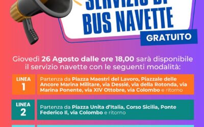 Sal Da Vinci ad Augusta, navette attive dalle 18 | Ecco percorsi e parcheggi