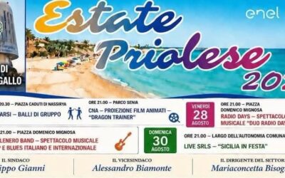 Estate Priolese 2026. Il programma degli eventi dal 27 al 30 Agosto