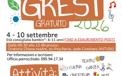 A Lentini il “GreSt” | Una settimana gratuita tra arte, teatro e creatività per i bambini
