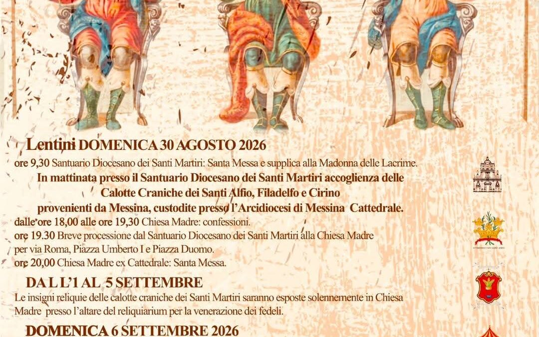 Lentini | Le Reliquie dei Santi Martiri tornano alla venerazione dei fedeli