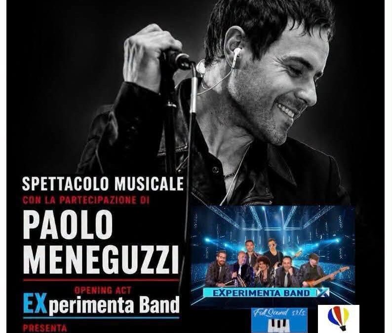 Paolo Meneguzzi in concerto a Scordia per la rassegna “I Love Scordia”
