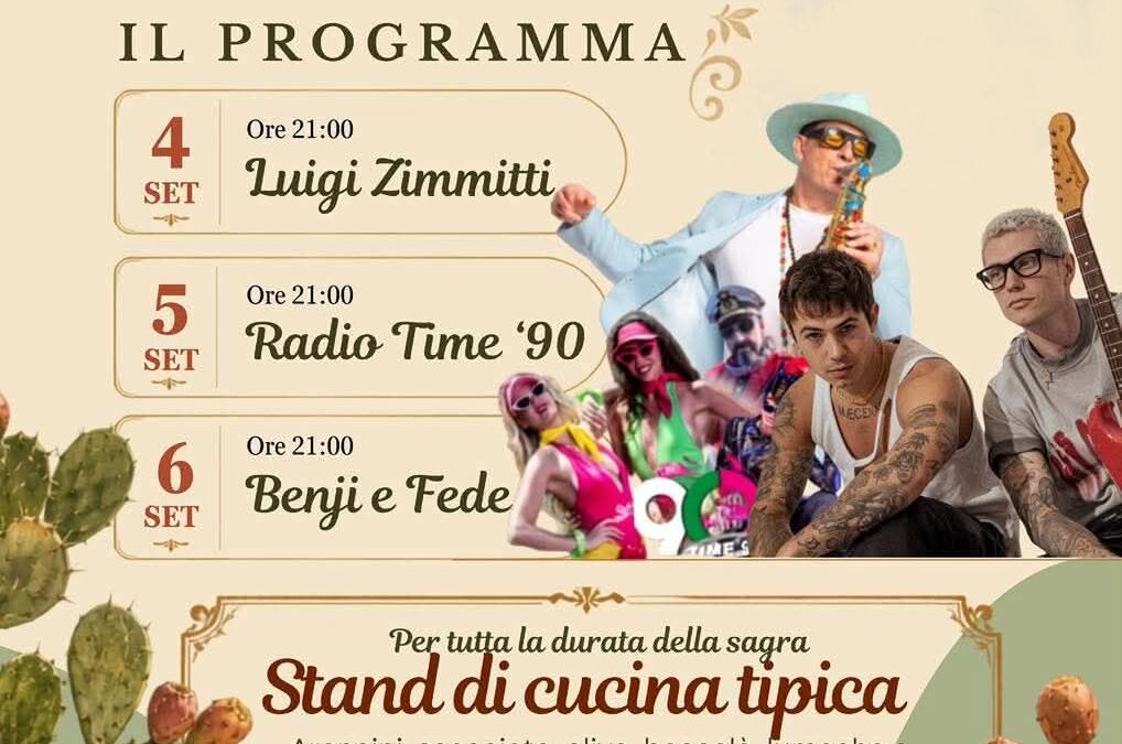 Melilli in festa dal 4 al 6 Settembre con la Sagra “Pititti, Pititteddi e Liccumarei”