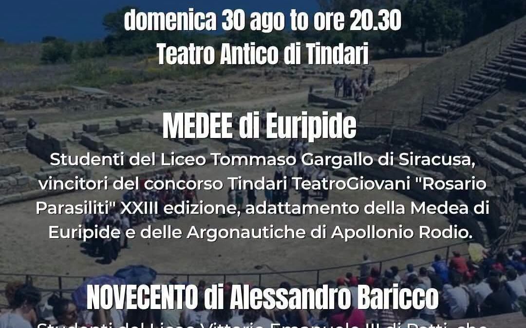 Tindari Giovani porta il grande teatro classico e contemporaneo al Teatro Antico