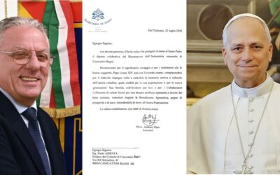 Canicattini Bagni, la Benedizione di Papa Leone XIV per l’intera comunità: la Santa Sede ringrazia il Sindaco Amenta