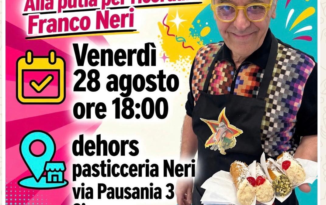 Siracusa | Un incontro “alla putìa” per ricordare Franco Neri