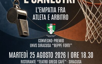 “Tra fischi e canestri”: a Siracusa un dialogo sull’empatia tra atleti e arbitri