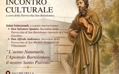 Incontro culturale dedicato a San Bartolomeo | Appuntamento il 28 agosto a Città Giardino