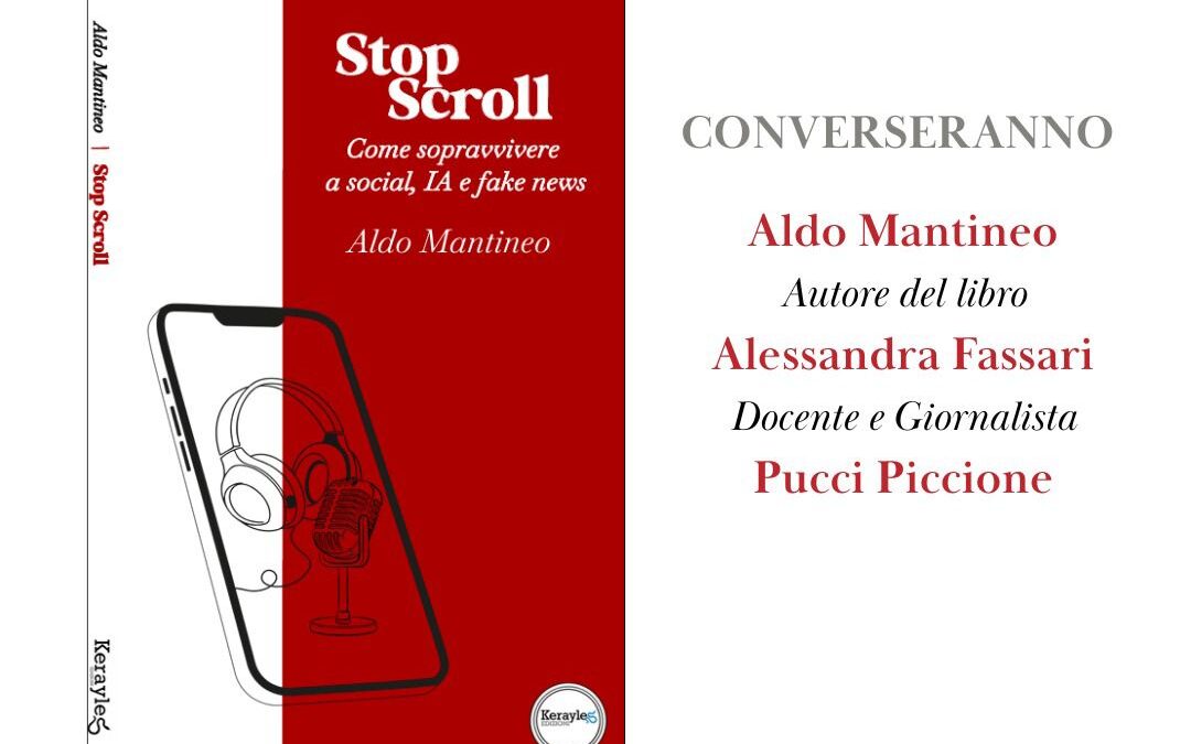 Presentazione del libro “Stop Scroll” di Aldo Mantineo a Terrazza Killichè