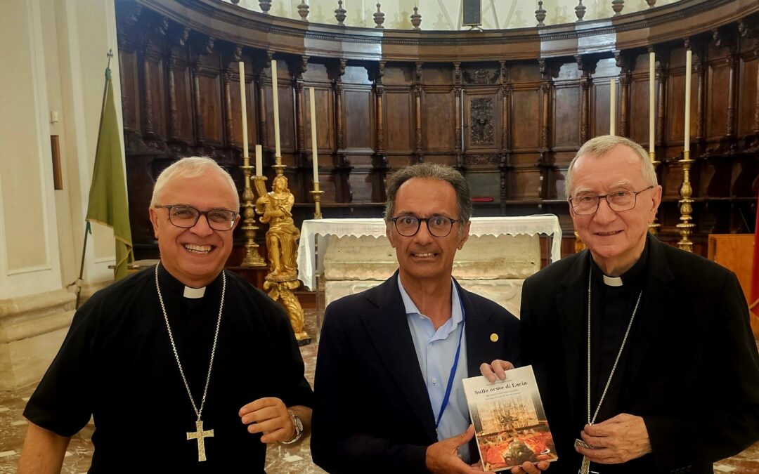 Parolin riceve il libro di Di Salvo e Ricupero: «Agata e Lucia, testimoni di fede che non si sono piegate alla violenza»
