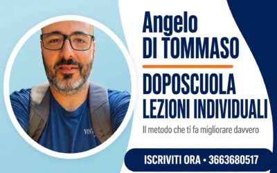 Doposcuola e lezioni individuali | Con Angelo Di Tommaso per migliorare nello studio