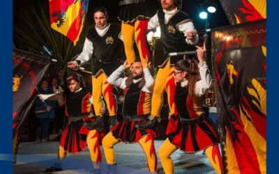 A Lentini il fascino del Medioevo con Musici e Sbandieratori Agro Priolese