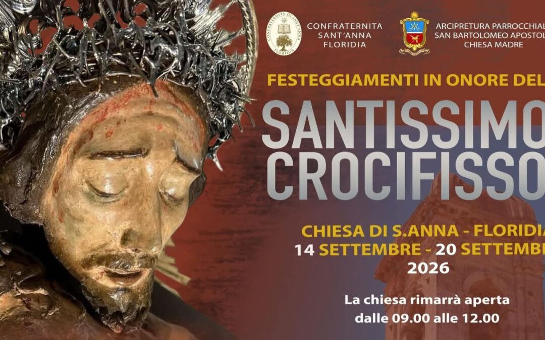 Floridia, il giorno conclusivo dei festeggiamenti per il SS. Crocifisso