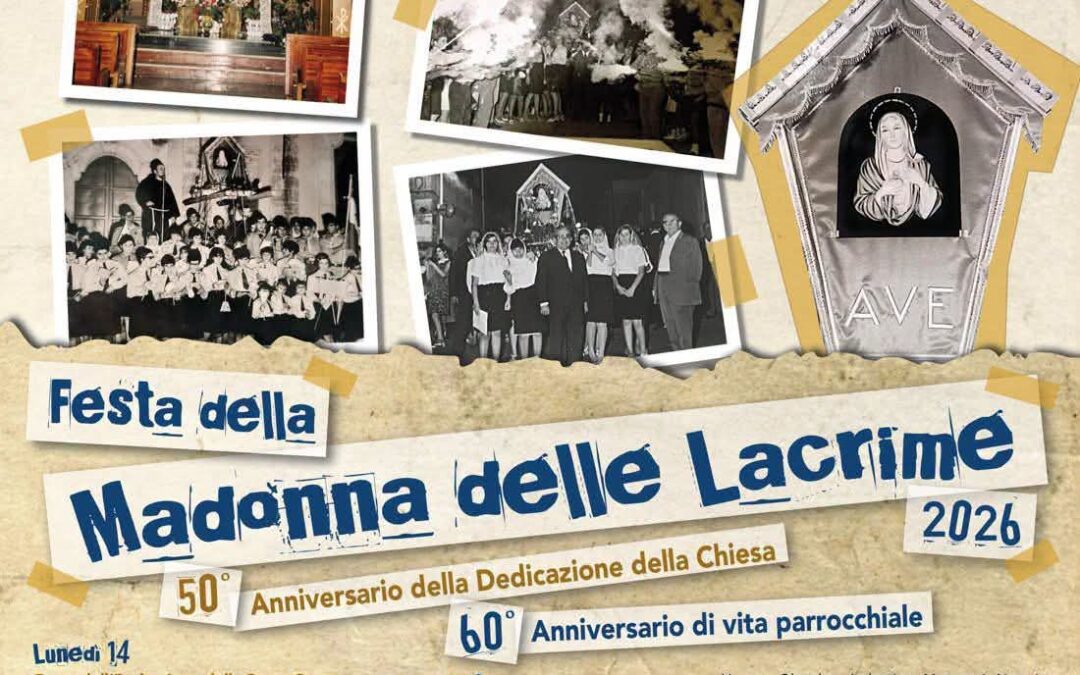50° della Dedicazione | Solarino in festa per la Madonna delle Lacrime 2026