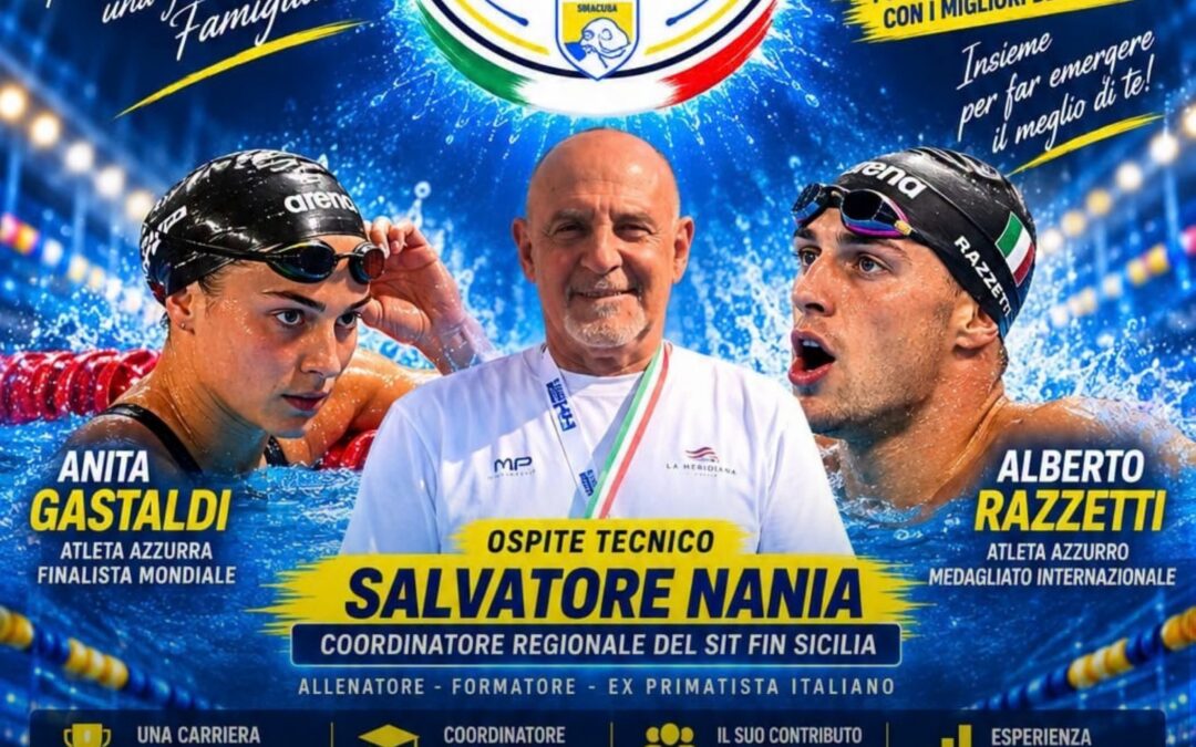 A Melilli arriva l’Excellence Swim Stage 2026: campioni e formazione in vasca
