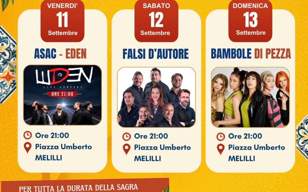 Melilli in festa: torna la Sagra do Cudduruni a Miliddisa