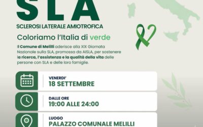Melilli si illumina di verde per la XIX Giornata Nazionale sulla SLA