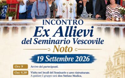 Attesa a Noto per il tradizionale incontro degli ex allievi del seminario vescovile