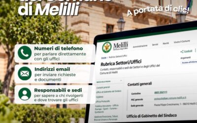 Comune di Melilli: online la nuova rubrica digitale per contattare facilmente gli uffici