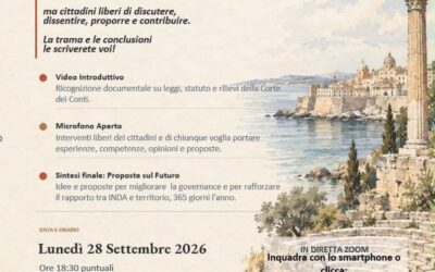 I.N.D.A. e Siracusa: lunedì 28 settembre l’Agorà pubblica del Comitato Ortigia Cittadinanza Resistente