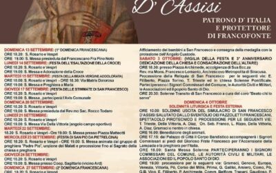 Festeggiamenti 2026 in onore di San Francesco d’Assisi a Francofonte