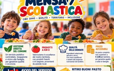 A Buccheri riparte la mensa scolastica: prodotti a km zero e costi contenuti per le famiglie
