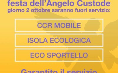 Priolo, Festa dell’Angelo Custode: regolare la raccolta differenziata porta a porta