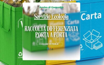 Ferla – Raccolta rifiuti: domani, martedì 29 settembre, il ritiro dell’indifferenziato