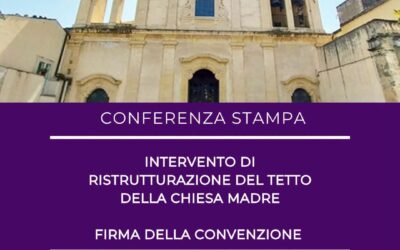 Solarino | Ristrutturazione del tetto della Chiesa Madre. Domani la firma della convenzione